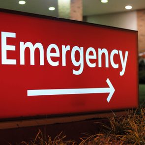 hospital emergency sign